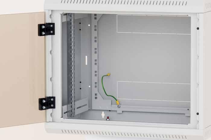 TRITON Delta B 6S - Geh�use - geeignet f�r Wandmontage - RAL 7035 - 9U - 48.3 cm (19)