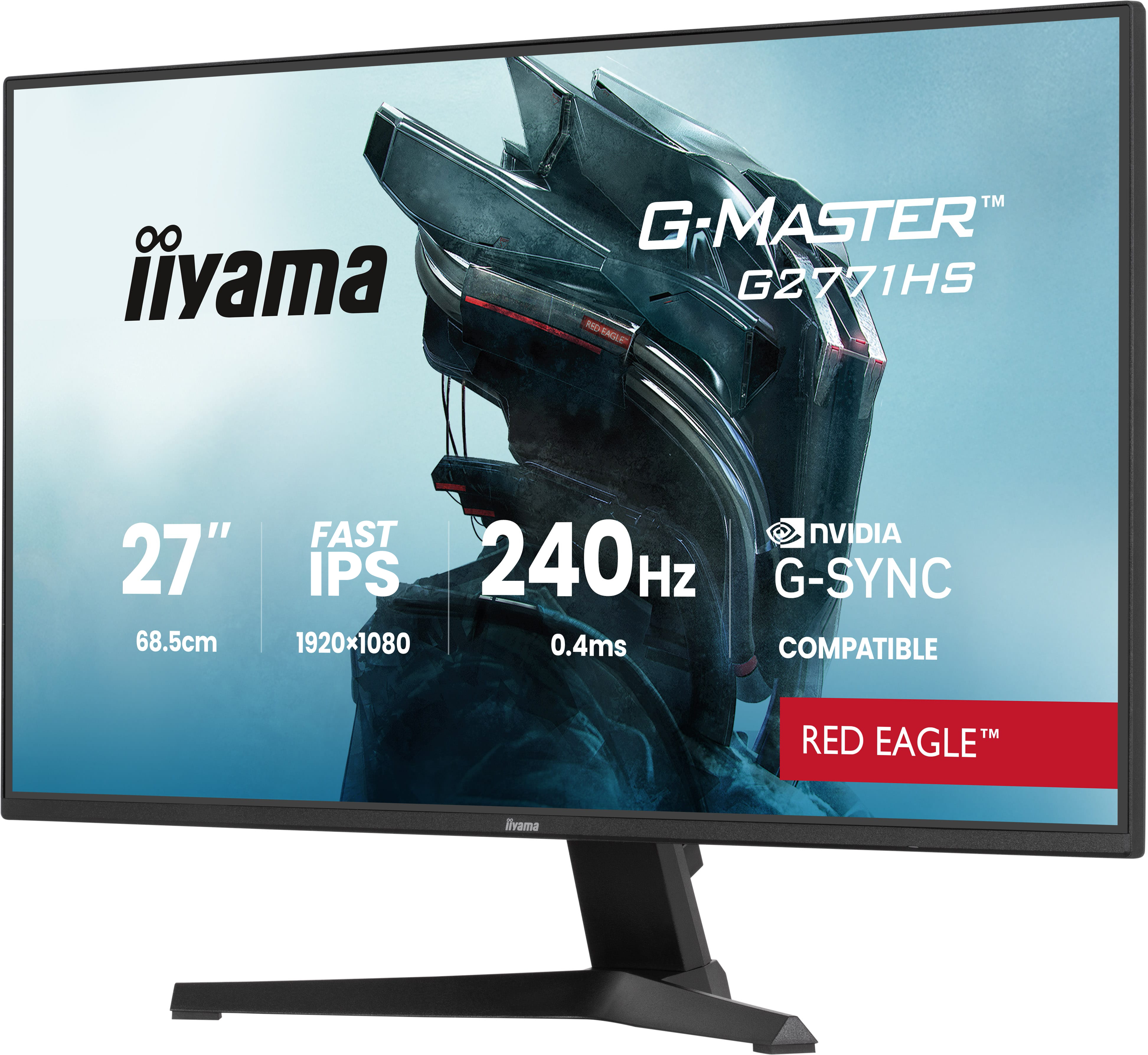 iiyama G-MASTER G2771HS-B1 Monitor PC 68,6 cm (27) 1920 x 1080 Pixel 4K Ultra HD Nero