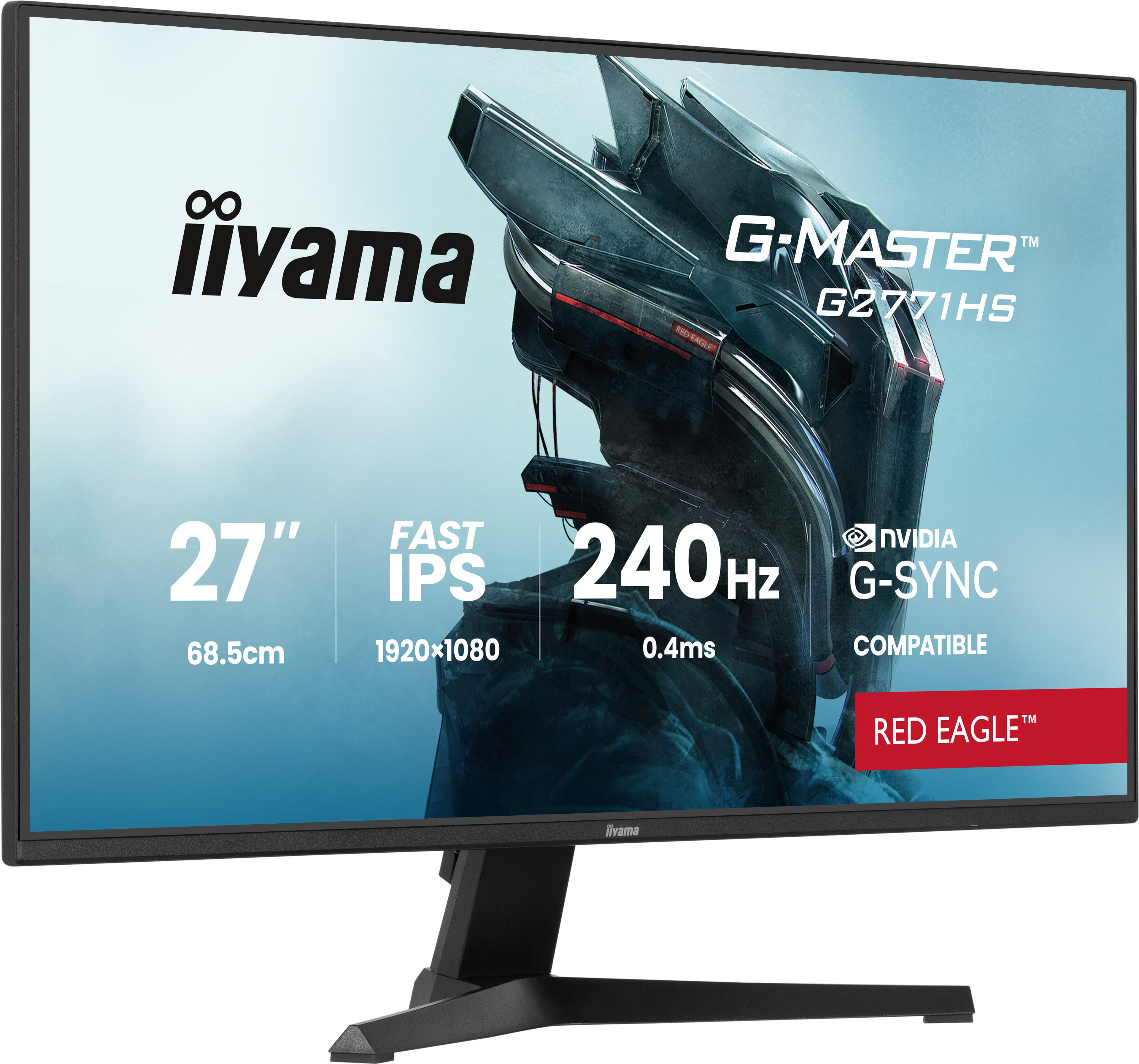 iiyama G-MASTER G2771HS-B1 Monitor PC 68,6 cm (27) 1920 x 1080 Pixel 4K Ultra HD Nero