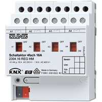 JUNG 2304.16 REGHM - 150 mW - Wei - VDE - 3680 W - 250 - 400 V - 16 A