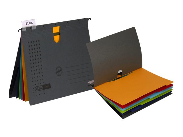 ELBA Organisationshefter chic ULTIMATE anthrazit Packung 3 St�ck