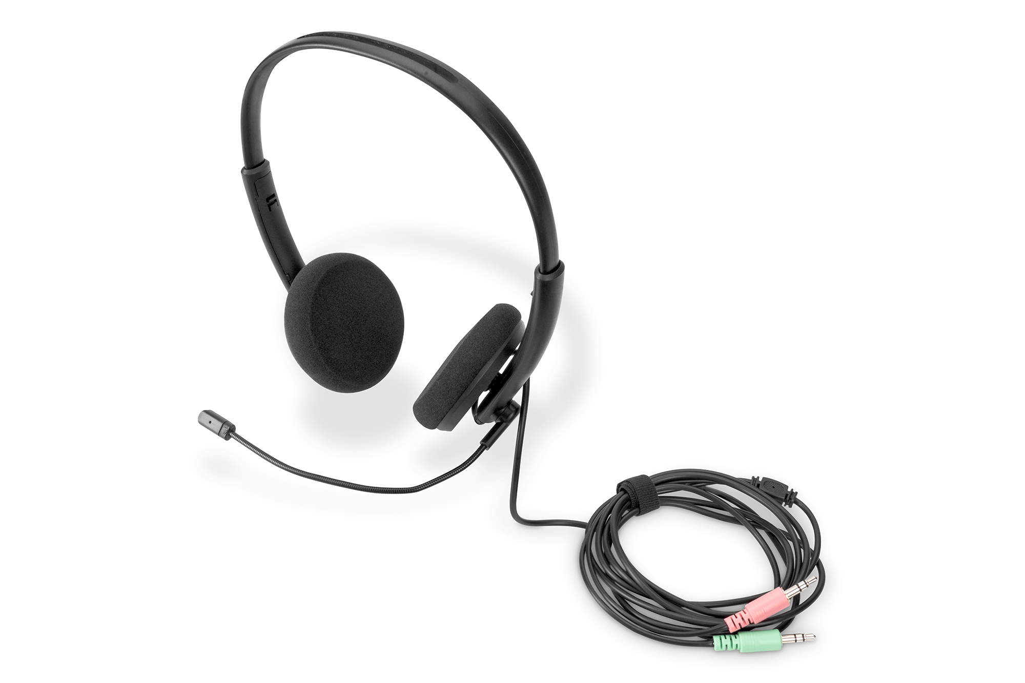 DIGITUS On Ear Office Headset mit Geruschreduzierung, 3,5 mm Stereo