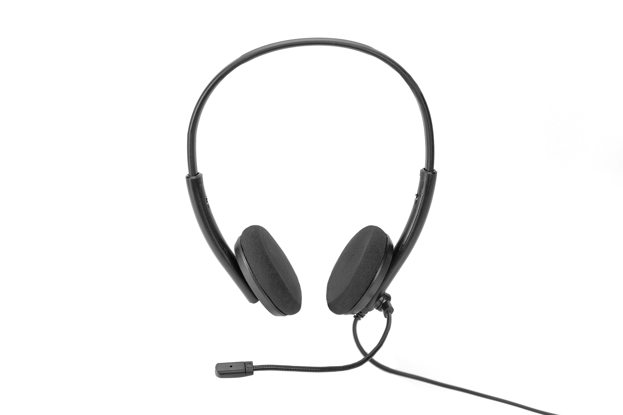 Digitus Micro-casque de bureau On Ear avec r�duction de bruit, 3,5 mm, st�r�o
