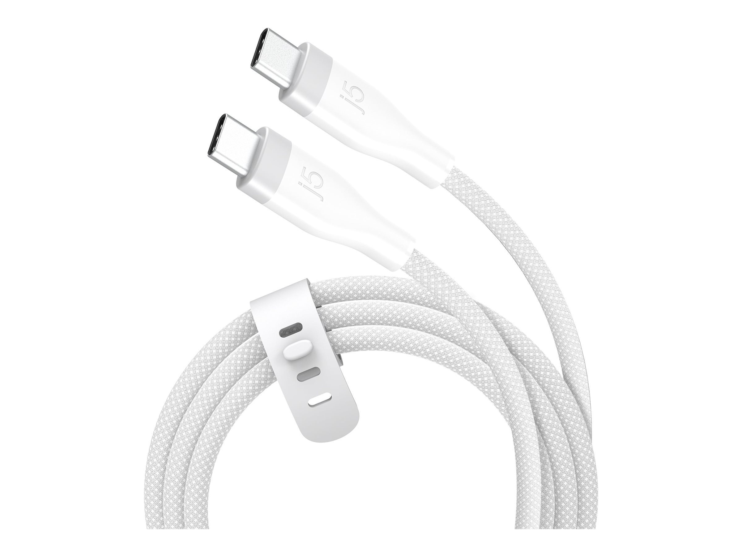 j5create JUCX18L18W USB-C� 60W Ultra Soft Double-Braided Fast Charging Cable