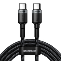 Baseus Cafule USB-C til kabel 100W gra/sort - Kabel - Digital/Daten
