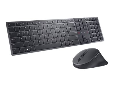 DELL KM900 tastiera Mouse incluso RF senza fili + Bluetooth QWERTY US International Grafite
