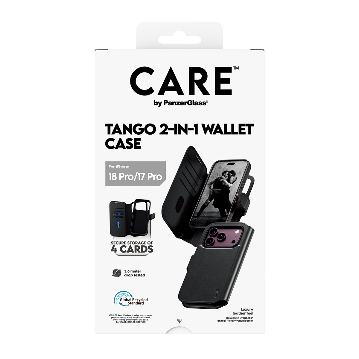 PanzerGlass CARE by PanzerGlass Tango - Flip-H�lle f�r Mobiltelefon