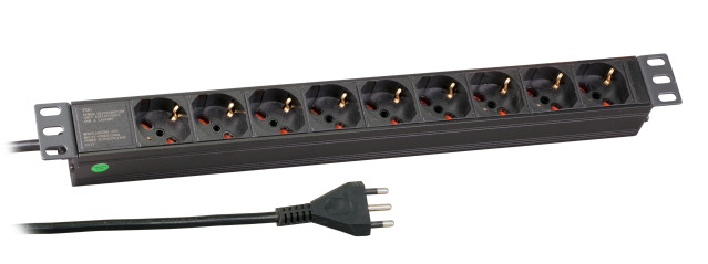 EFB Elektronik EK631IT.1 power distribution unit (PDU) 9 AC outlet(s) 1U Black