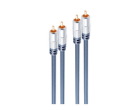 ShiverPeaks maximum connectivity SP40105 - 2 x RCA - M�nnlich - 2 x RCA - M�nnlich - 5 m - Blau