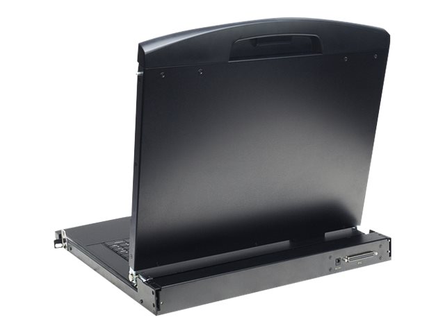 DIGITUS Modulare Konsole mit 19 TFT (48,3cm), 8-Port KVM & Touchpad, deutscher Tastatur