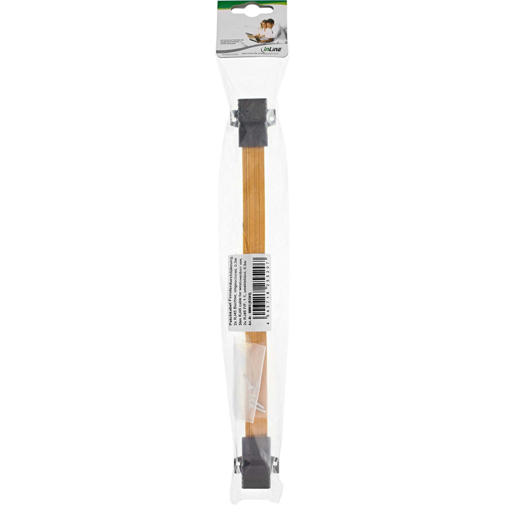InLine 69991I cable de red Multicolor 0,3 m