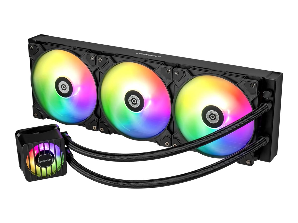 Enermax LIQMAXFLO 420mm CPU AIO Fl�ssigkeitsk�hler - Xtreme Doppelkammerpumpe- VRM