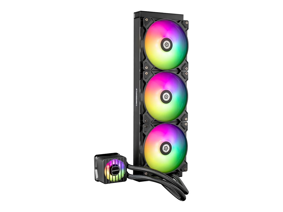 Enermax LIQMAXFLO 420mm CPU AIO Fl�ssigkeitsk�hler - Xtreme Doppelkammerpumpe- VRM