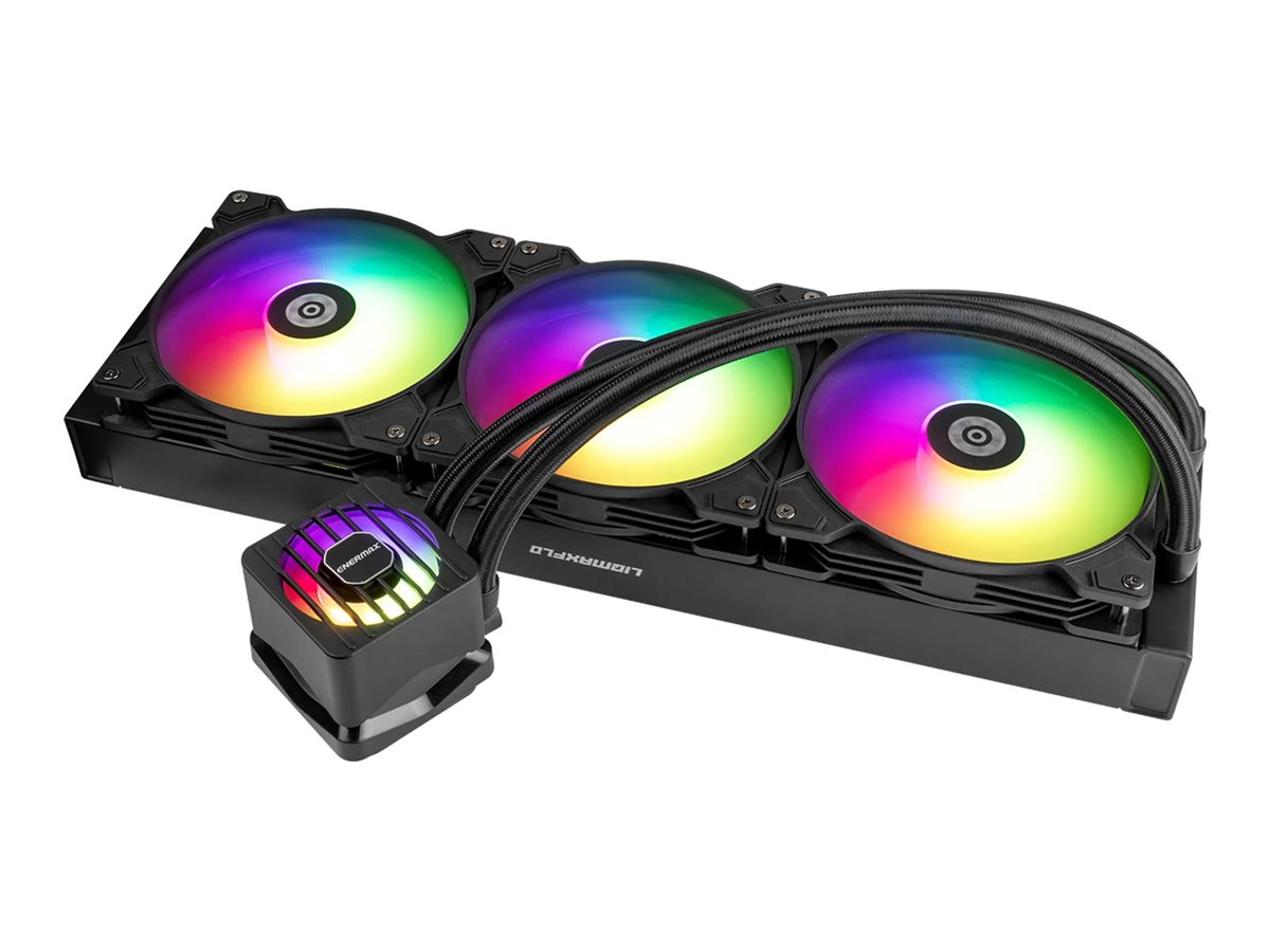 Enermax LIQMAXFLO 420mm CPU AIO Fl�ssigkeitsk�hler - Xtreme Doppelkammerpumpe- VRM