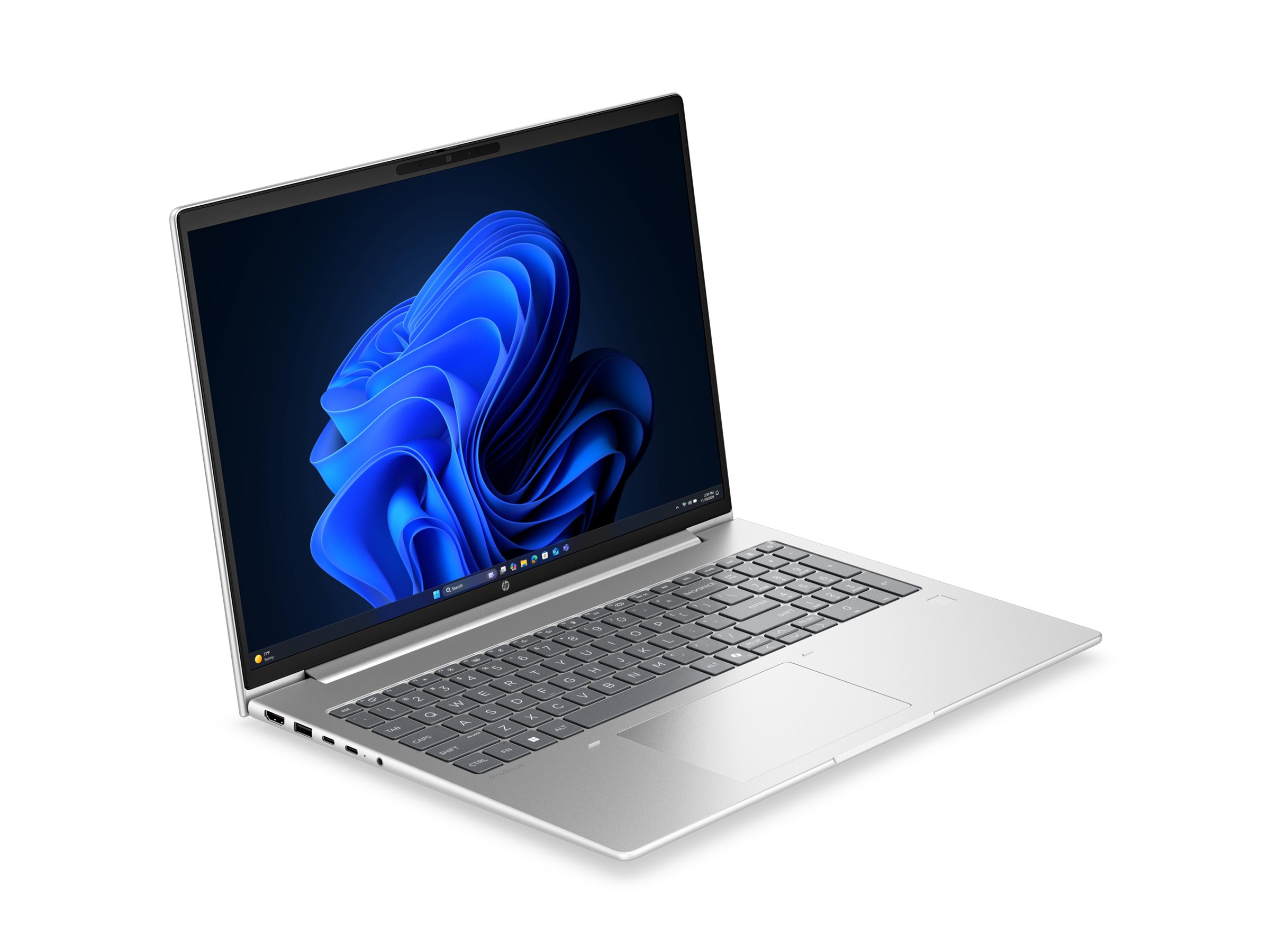 HP ProBook 4 G2a Notebook AI - 177-Grad Scharnierdesign - AMD Ryzen 7 250 / 3.3 GHz - Win 11 Pro - Radeon 780M - 32 GB RAM - 512 GB SSD NVMe - 40.6 cm (16)