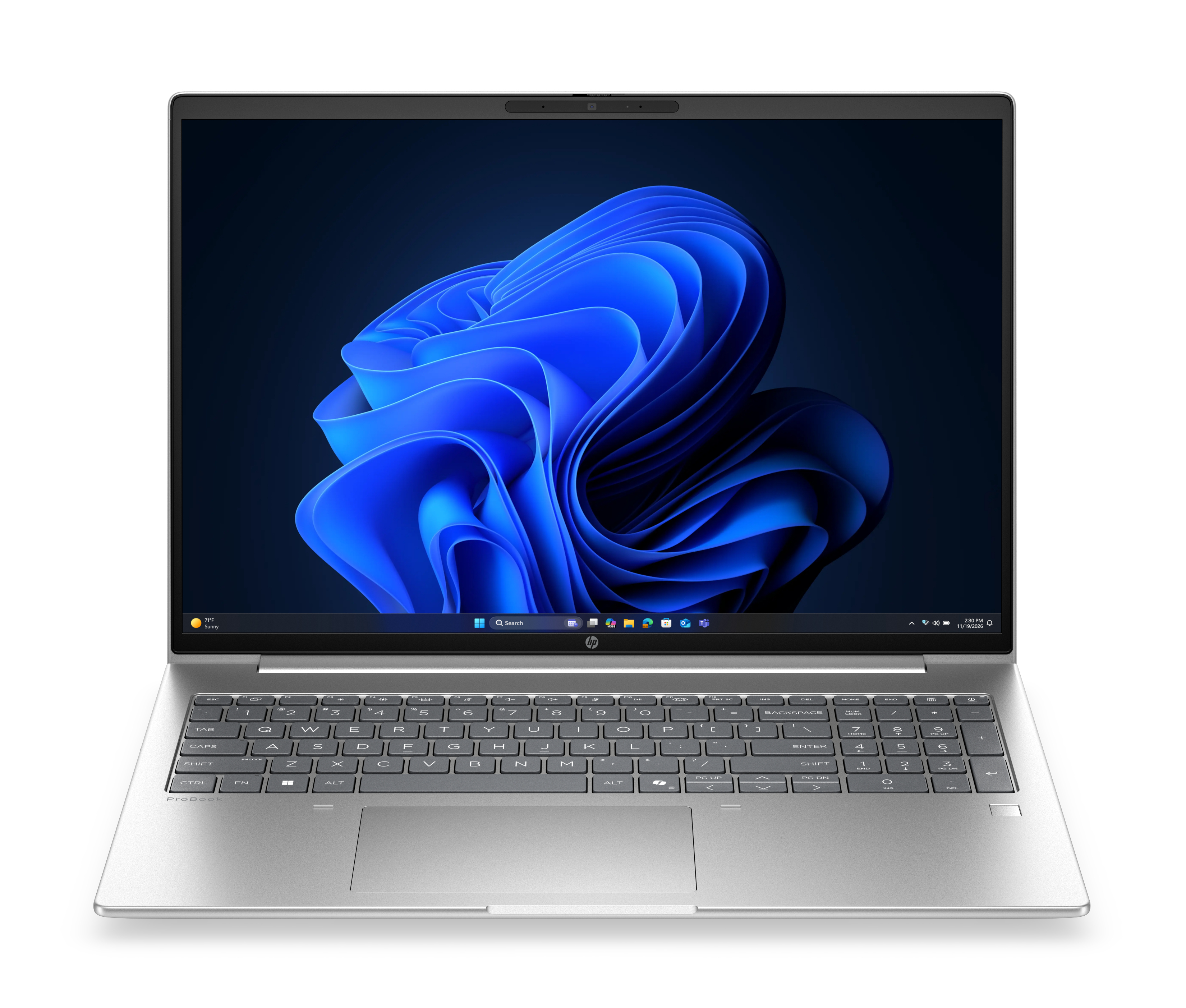 HP ProBook 4 G2a Notebook AI - 177-Grad Scharnierdesign - AMD Ryzen 7 250 / 3.3 GHz - Win 11 Pro - Radeon 780M - 32 GB RAM - 512 GB SSD NVMe - 40.6 cm (16)