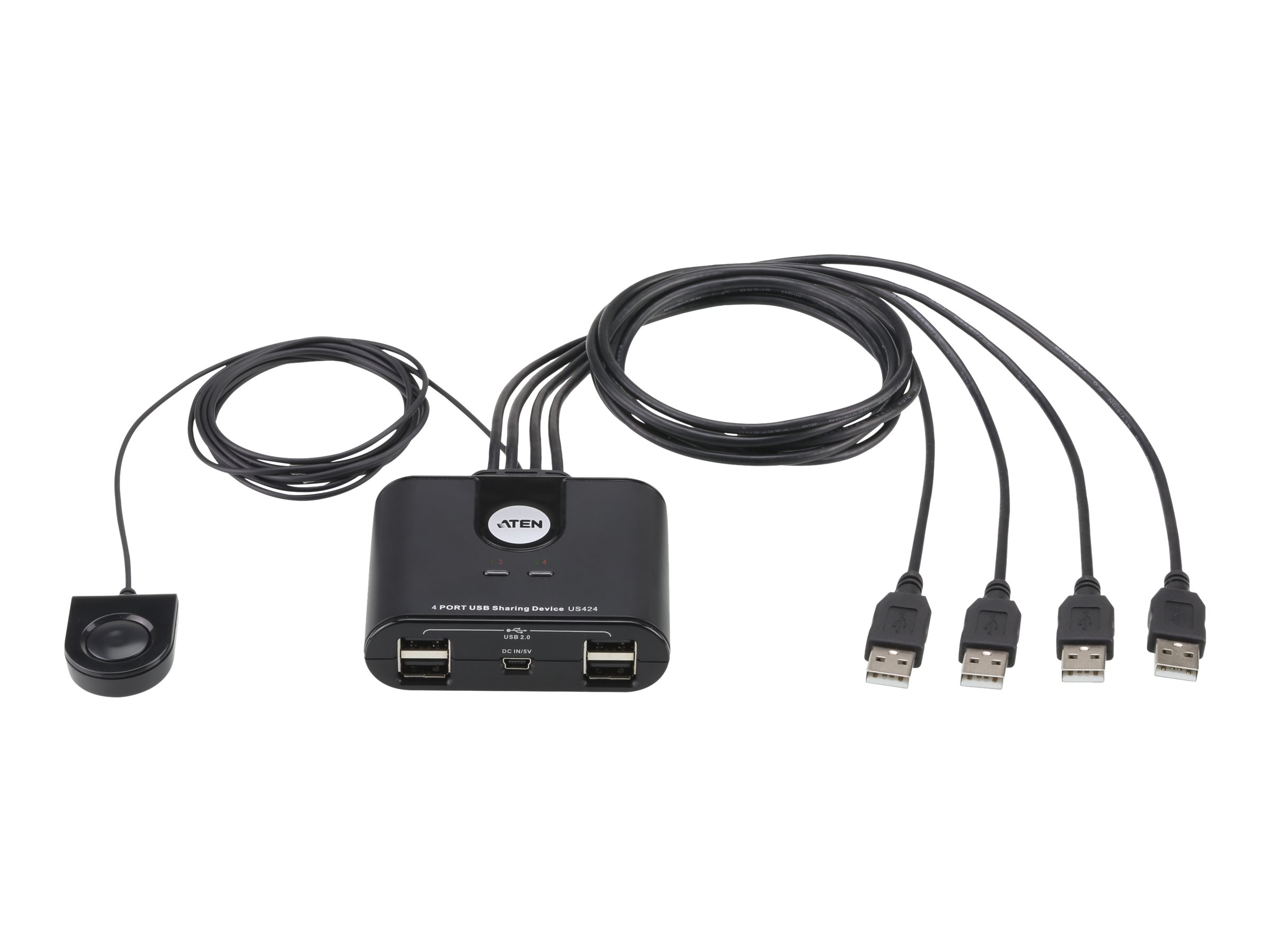 ATEN 4-Port USB 2.0 Peripheral Sharing Device