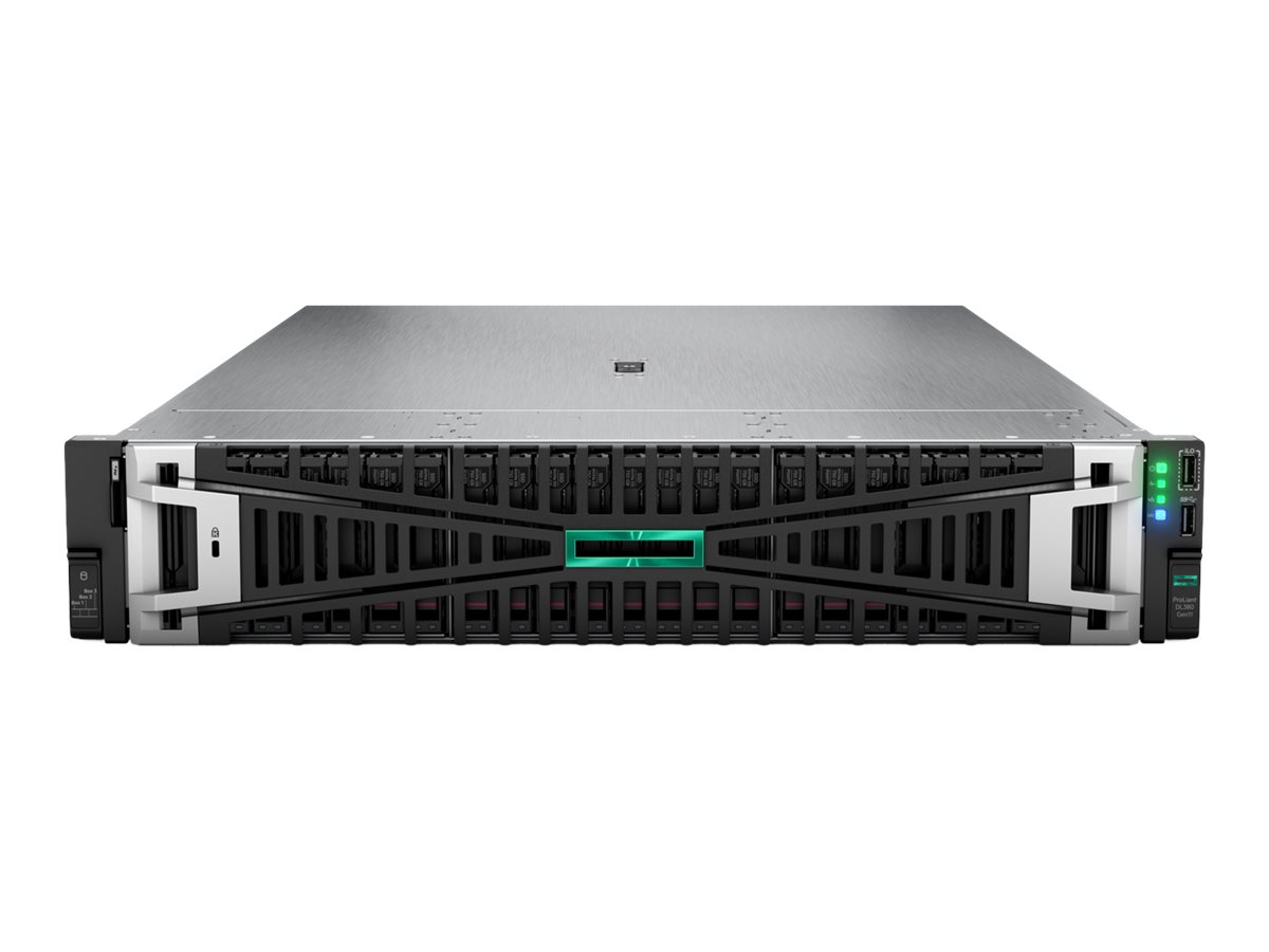 HPE ProLiant DL380 Gen11 Network Choice - Server - Rack-Montage - 2U - zweiweg - 1 x Xeon Silver 4510 / 2.4 GHz - RAM 64 GB - SATA/SAS/PCI Express - Hot-Swap 6.4 cm (2.5)