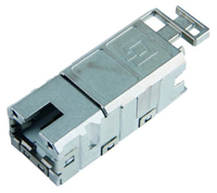 Telegrtner Karl Grtner Telegrtner J80029A0000 - RJ-45 - Metallisch - Zink - Nickel/Gold - 1 A - 15,6 x 44,5 x 13,2 mm