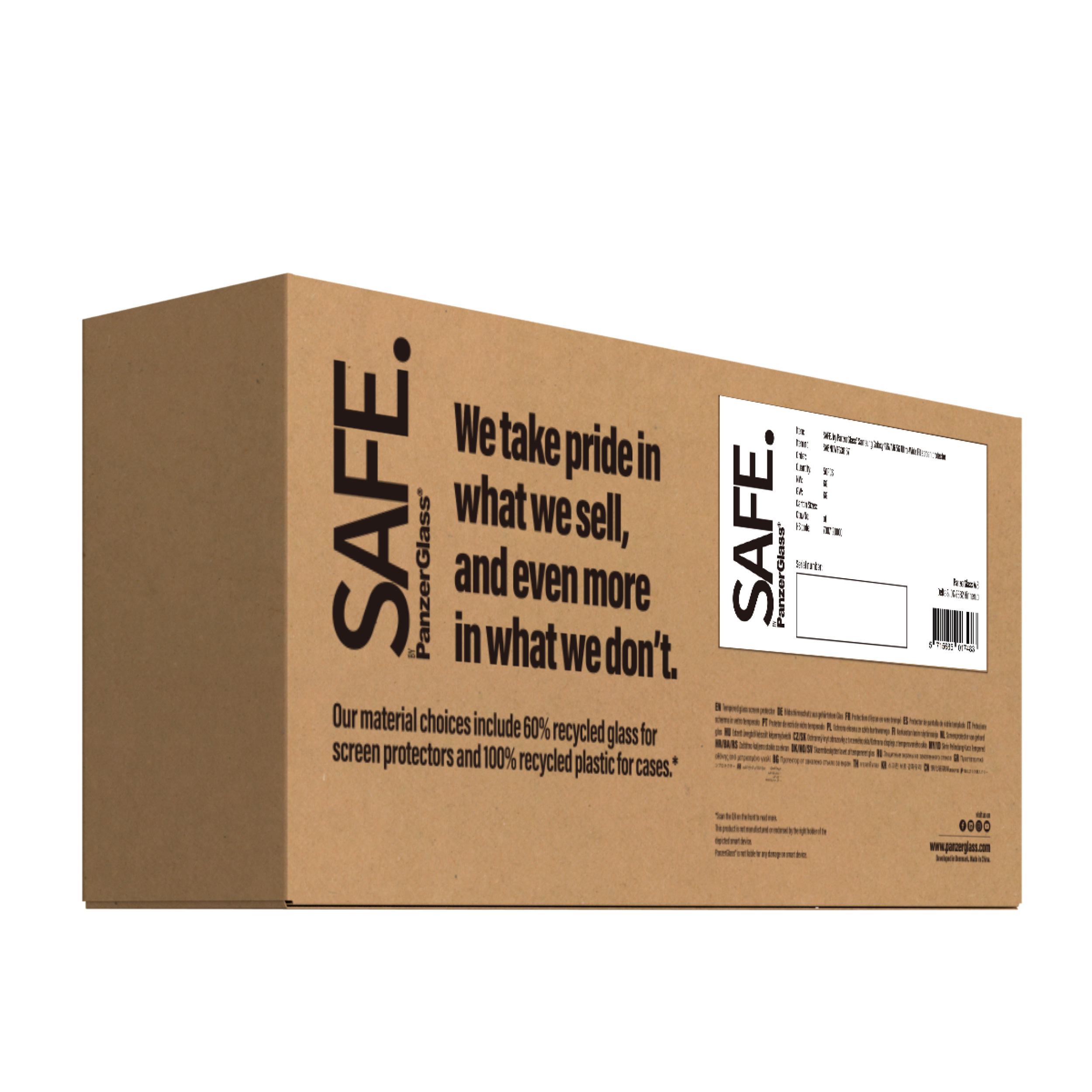 PanzerGlass SAFE. by � Screen Protector Samsung Galaxy A16 | A16 5G | Ultra-Wide Fit