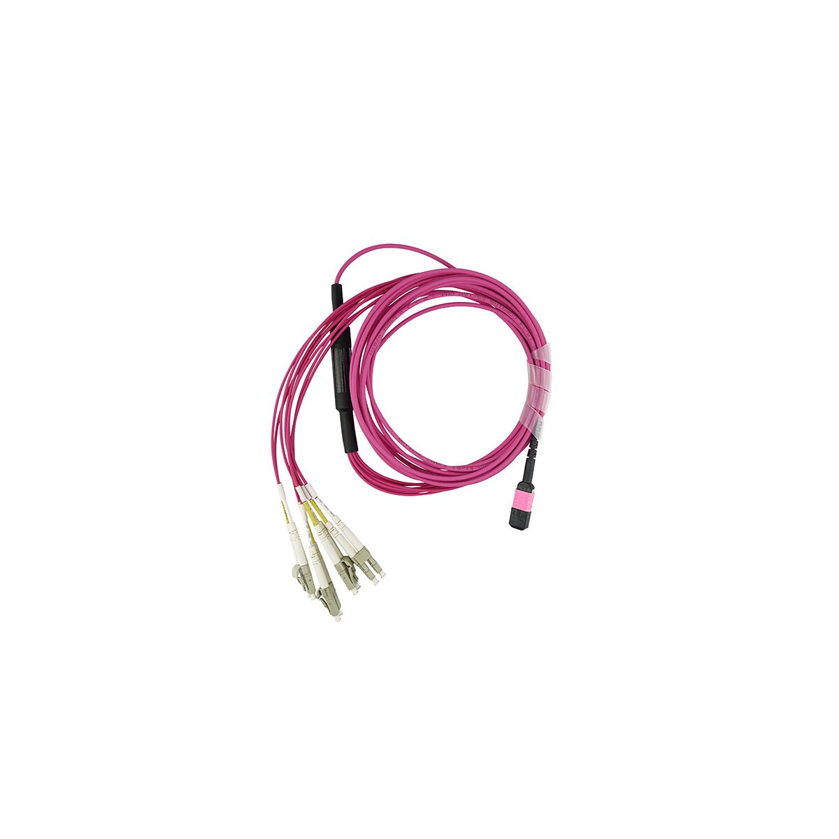 BlueOptics 10332-BO cable infiniBanc 5 m MPO-UPC 4xLC-UPC Rosa