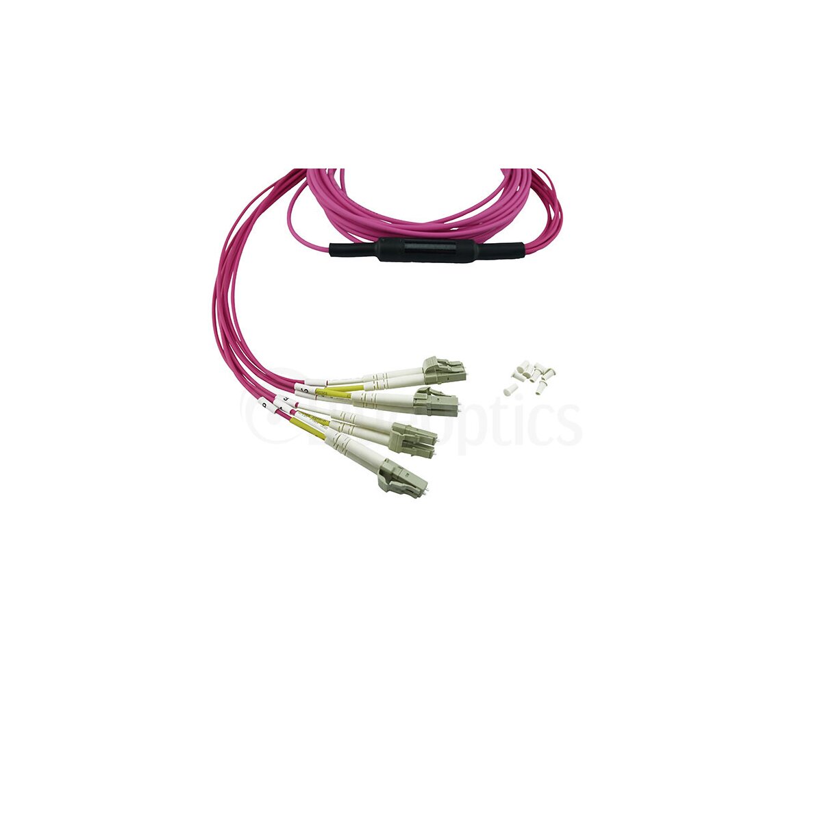BlueOptics 10332-BO cavo InfiniBand 5 m MPO-UPC 4xLC-UPC Rosa