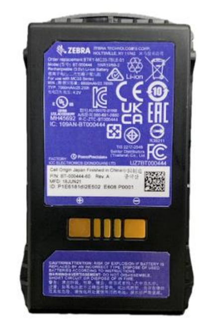 Zebra BTRY-MC3X-7BLE-01 pieza de repuesto para ordenador de bolsillo tipo PDA Bater�a