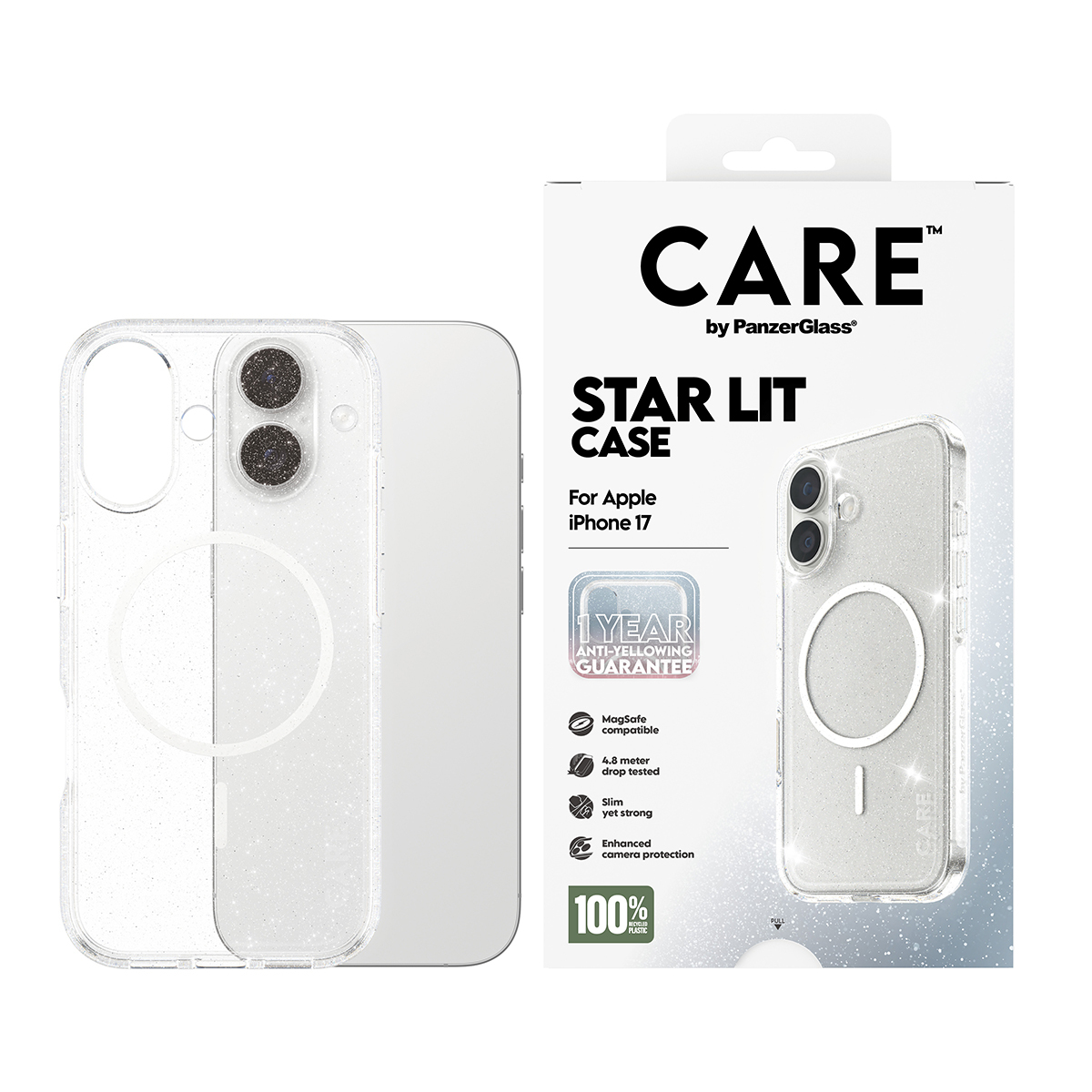 PanzerGlass CARE by � Flagship Case Urban Explorer Star Lit w. White MagSafe iPhone 17