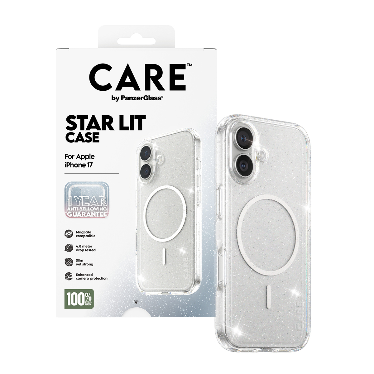 PanzerGlass CARE by � Flagship Case Urban Explorer Star Lit w. White MagSafe iPhone 17