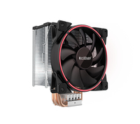 Pccooler GI-X5 V2 CPU-Khler in Rot - Khlset - 12 cm - 1000 RPM - 1800 RPM - 26,5 dB - 65 cfm