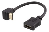 Deltaco HDMI-21B - 0,2 m - HDMI Typ A (Standard) - HDMI Typ A (Standard) - Schwarz