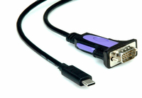 ROLINE Konverter-Kabel USB-C - DB9 RS232 1.8m m.FT232RL - Kabel - Digital/Daten