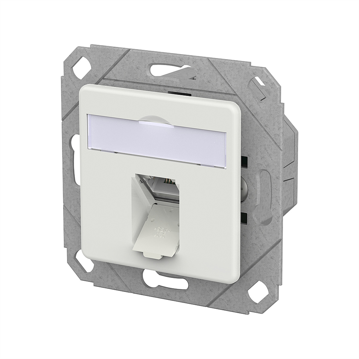 METZ CONNECT 130E371127-I presa energia RJ-45 Bianco
