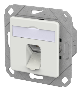 METZ CONNECT 130E371127-I presa energia RJ-45 Bianco