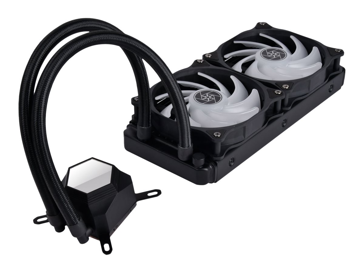 Silverstone PF240-ARGB Processor All-in-one liquid cooler 12 cm Black 1 pc(s)