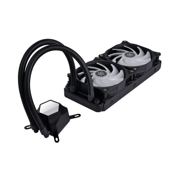 Silverstone PF240-ARGB Processor All-in-one liquid cooler 12 cm Black 1 pc(s)