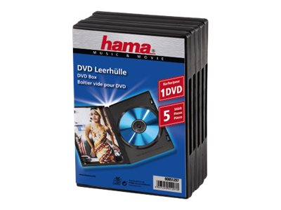 Hama Custodia DVD nero - 5pz.