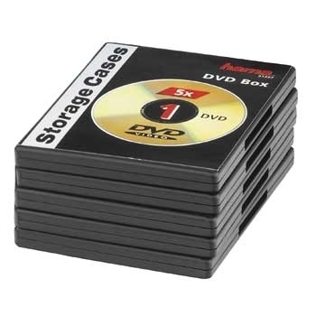 Hama Custodia DVD nero - 5pz.