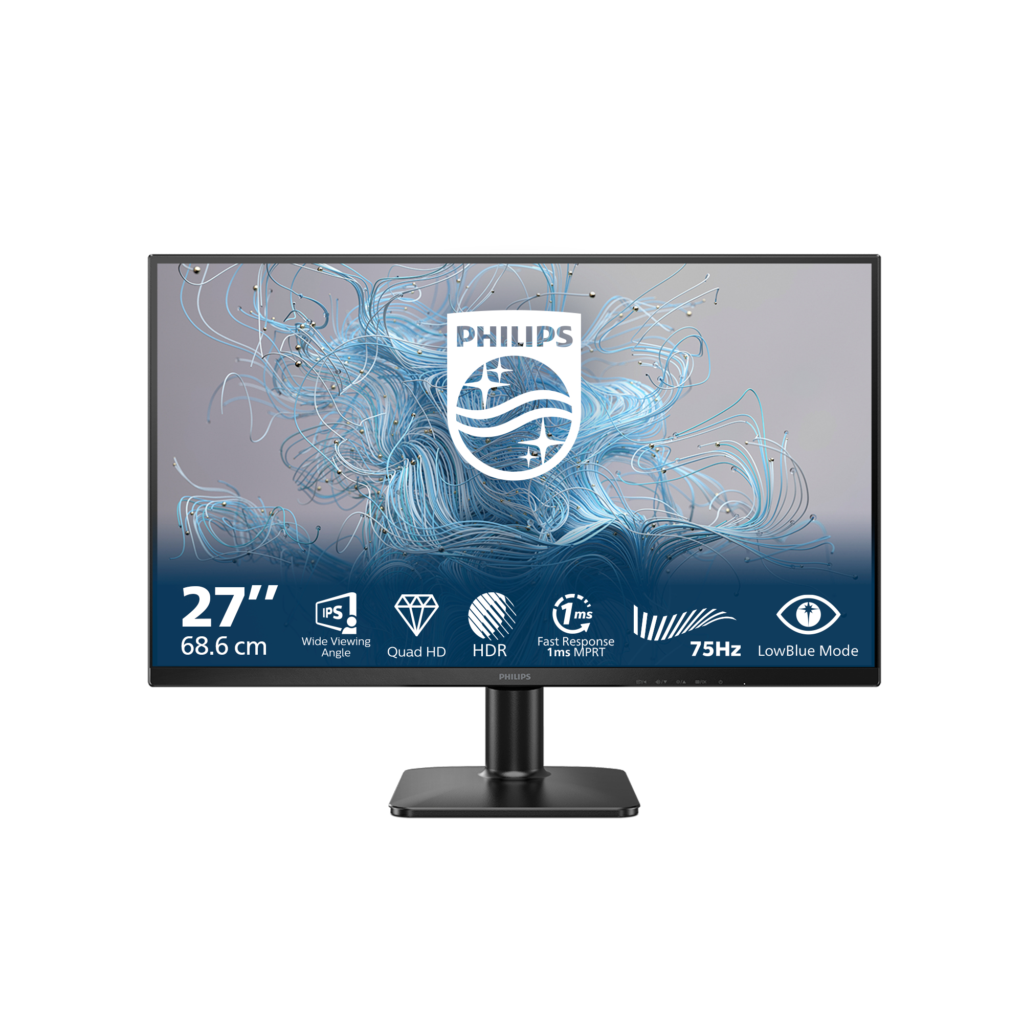 Philips 1000 series 27E2N1500L/00 computer monitor 68.6 cm (27) 2560 x 1440 pixels Quad HD LED Black