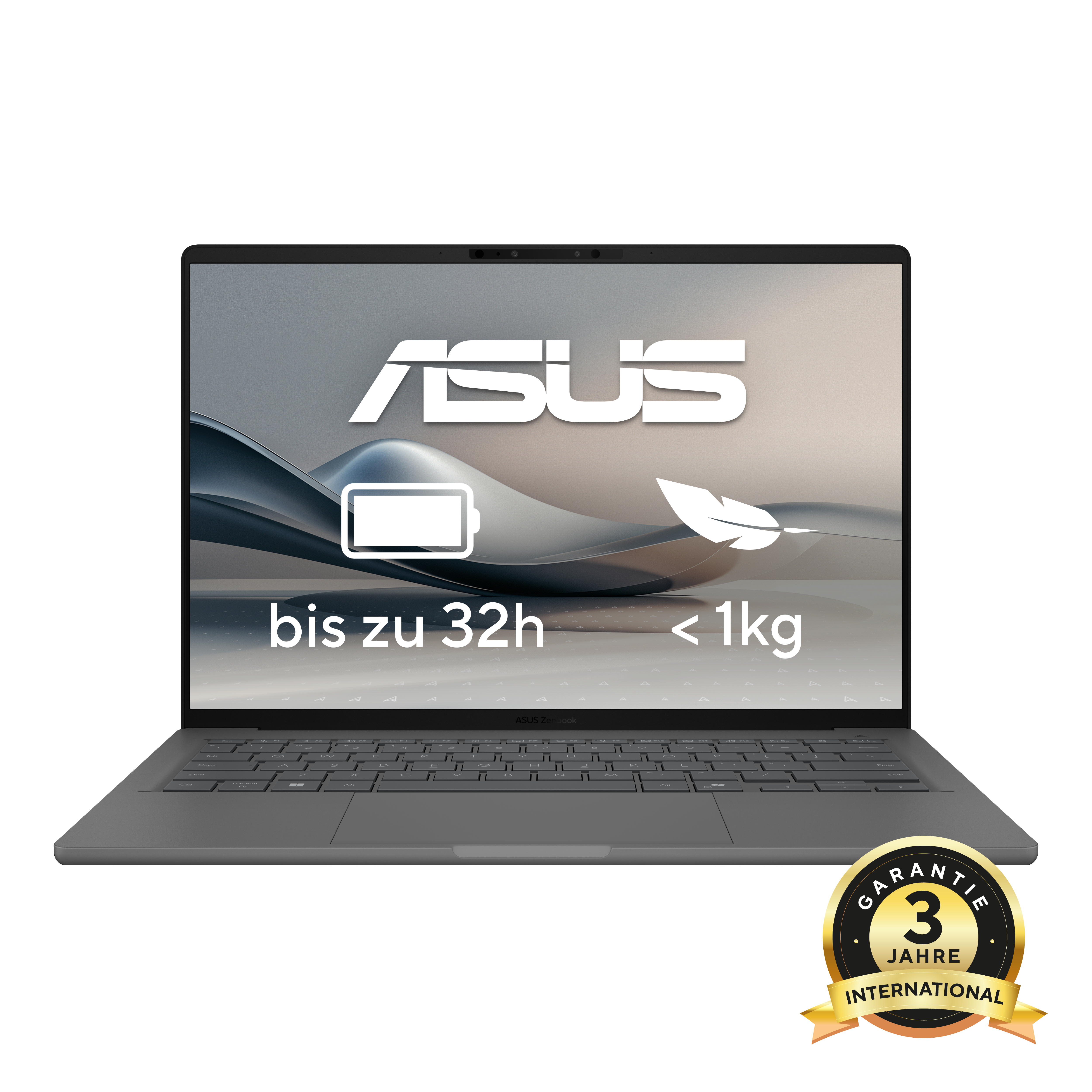 ASUS Zenbook A14 UX3407QA-QD496W - Snapdragon X X1-26-100 - Win 11 Home - Qualcomm Adreno - 32 GB RAM - 1 TB SSD NVMe - 35.6 cm (14)