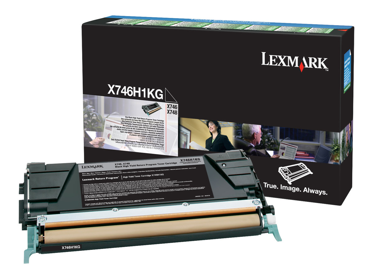 Lexmark X746H1KG - Toner schwarz - fr X746de, X748de, X748de LDS, X748de Statoil, X748dte