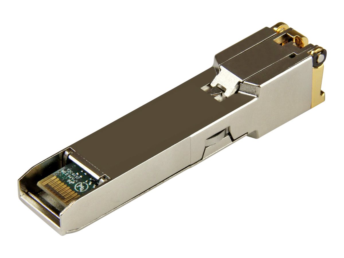 StarTech.com PLUS-T-ST Transceiver Modul (SFP+ Module, 100/1000/10000Base-TX Palo Alto Networks kompatibel, Kupfer, RJ-45 Kupfer mit DDM)