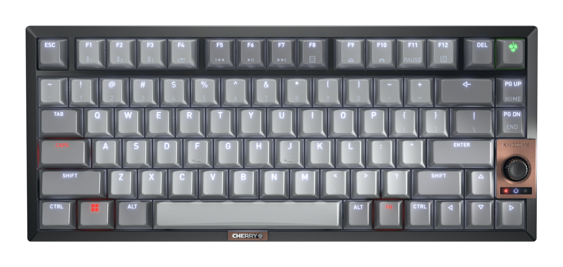 Cherry KW 300 MX - Tastatur - 75% - compact