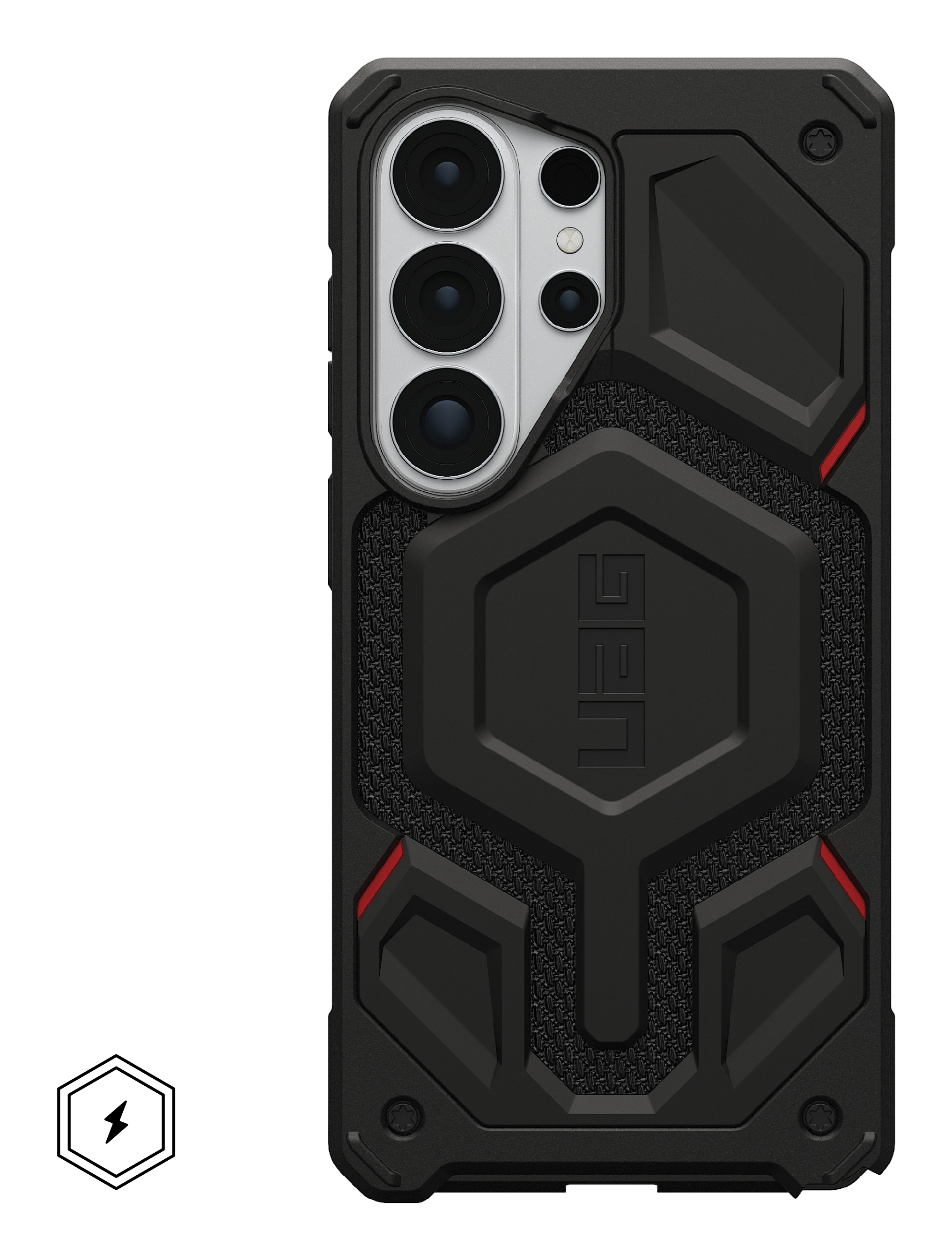 Urban Armor Gear Monarch Pro Kevlar custodia per cellulare 17,5 cm (6.9) Cover Nero