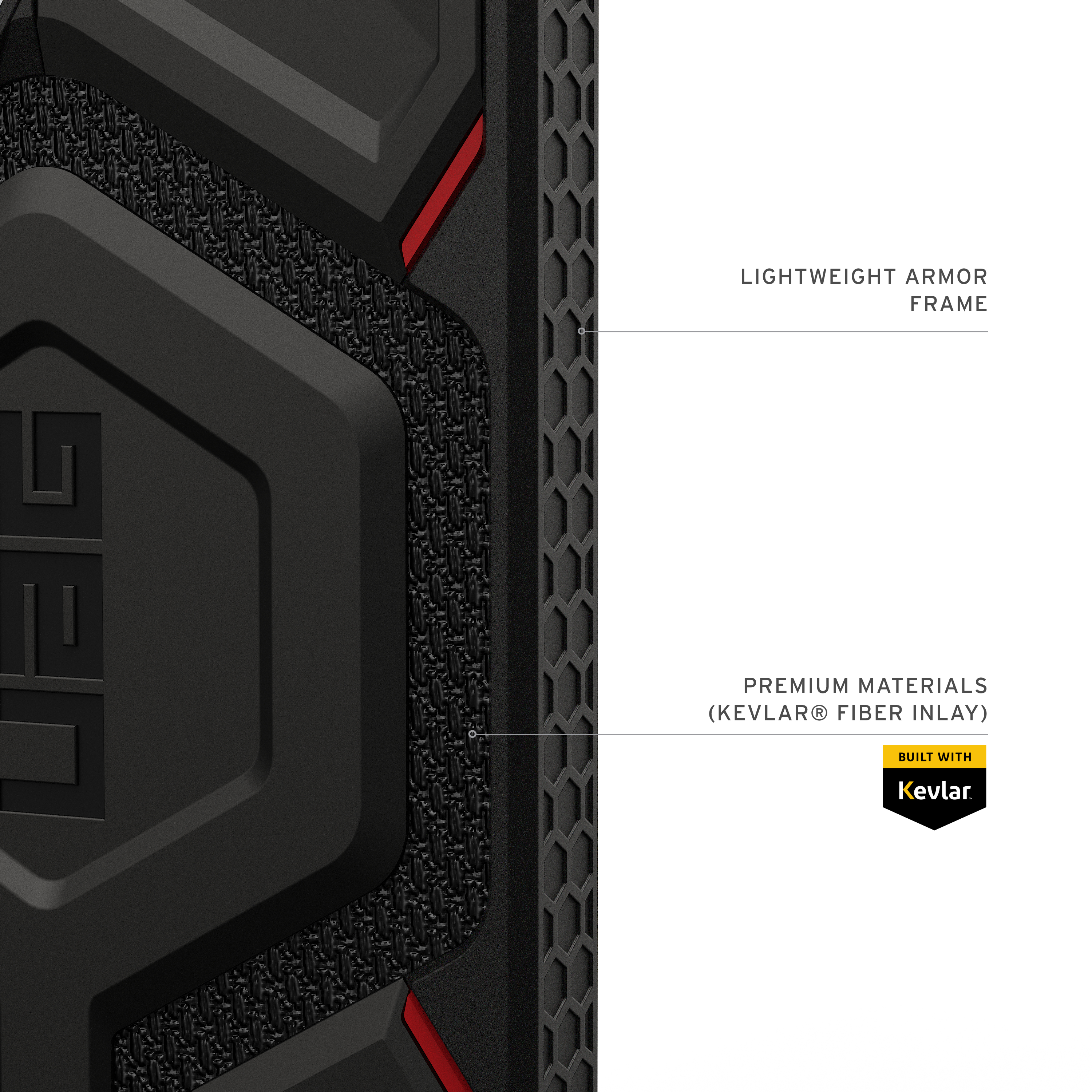 Urban Armor Gear Monarch Pro Kevlar funda para tel�fono m�vil 17,5 cm (6.9) Negro