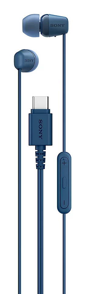 Sony IER-EX15C Auriculares Almbrico Dentro de odo Llamadas/Msica USB Tipo C Azul