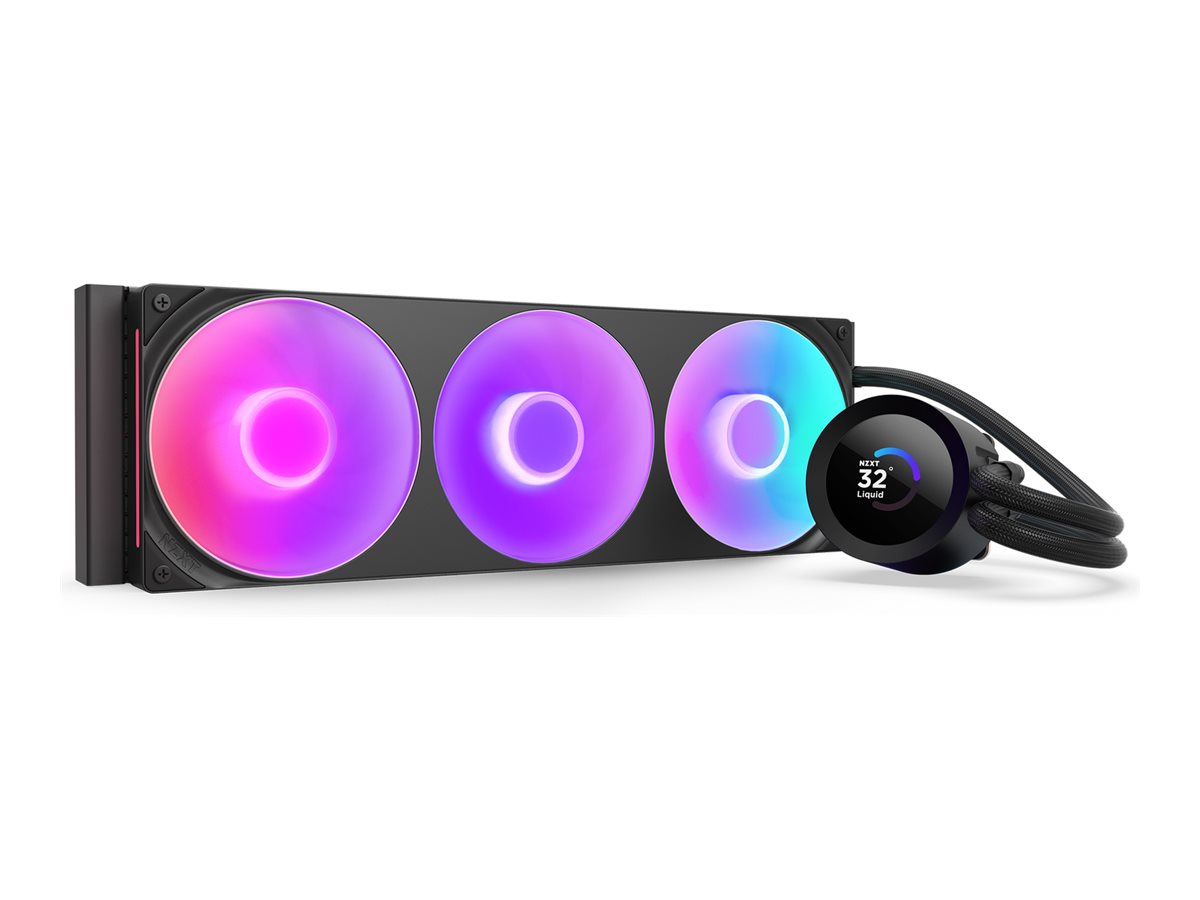 NZXT Kraken Plus 360 RGB Processeur Refroidisseur de liquide tout-en-un Noir 1 pi�ce(s)
