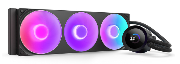 NZXT Kraken Plus 360 RGB Processeur Refroidisseur de liquide tout-en-un Noir 1 pi�ce(s)