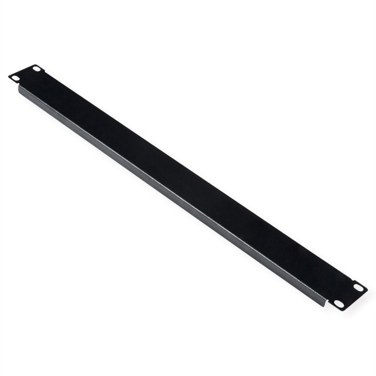 ROLINE Blindabdeckung - Jet Black, RAL 9005 - 1U - 48.3 cm (19)