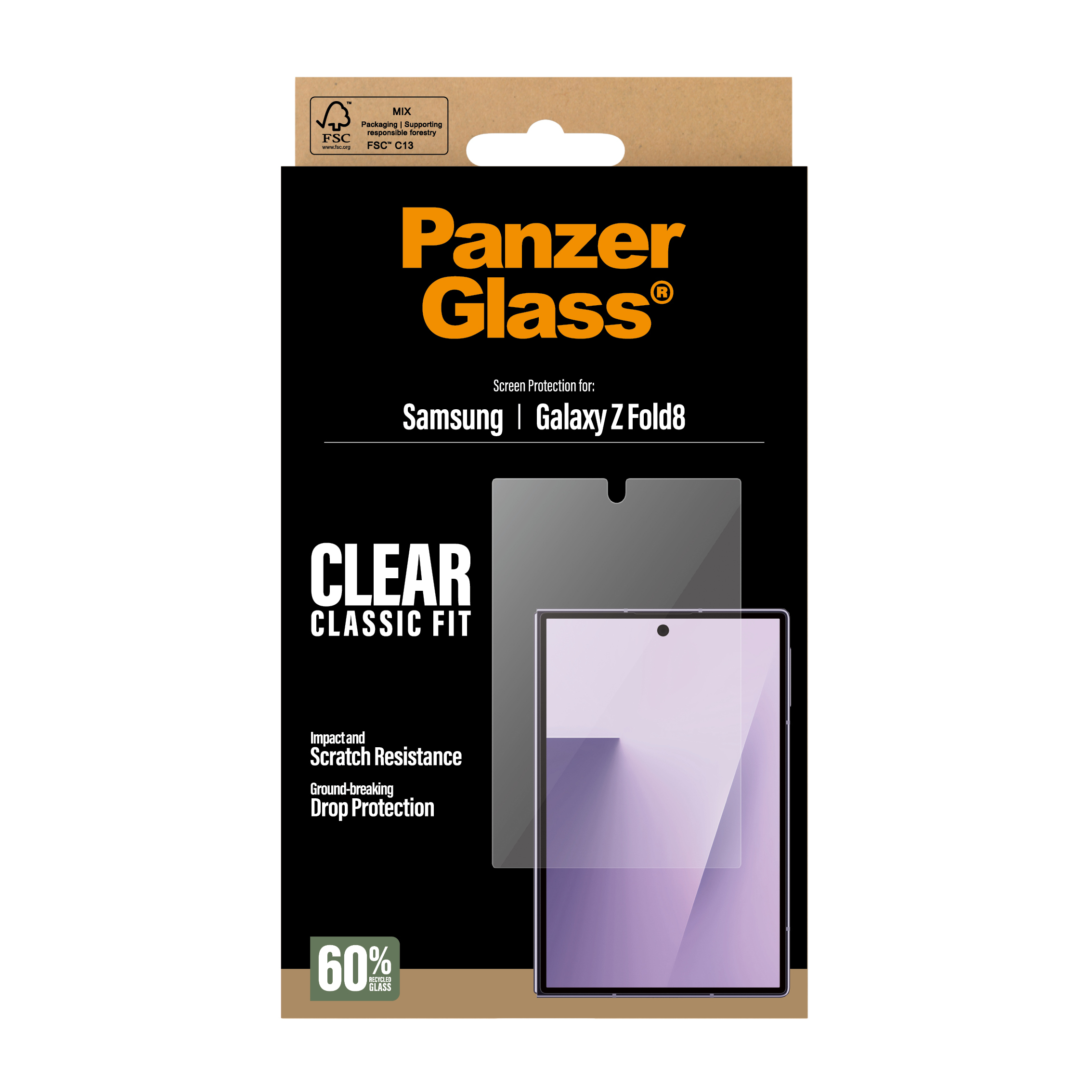 PanzerGlass � Sub Screen Protector Samsung Galaxy Z Fold8 | Classic Fit Protector de pantalla 1 pieza(s)